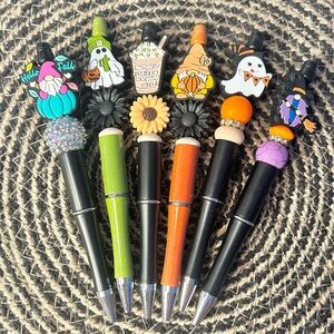Halloween Season Beaded Pen